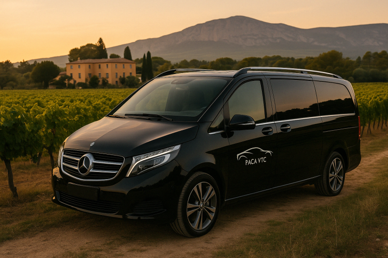 Circuit œnologique en VTC avec chauffeur privé pour découvrir les plus beaux domaines viticoles de Provence et du Luberon
