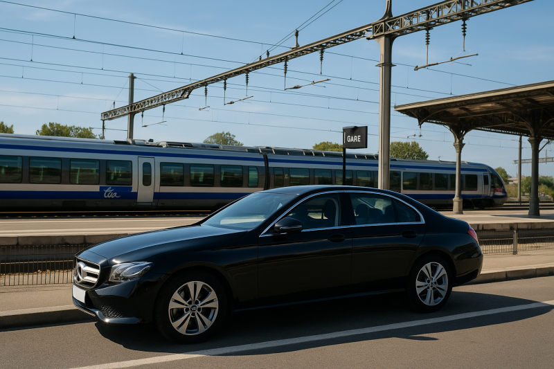 Transferts entre gares PACA : les avantages d’un chauffeur VTC